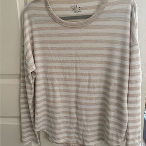 Time and Tru Striped Long Sleeve Top